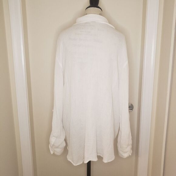 Sanctuary Cotton Buttonup Shirt Blouse - Picture 5 of 10